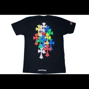 Chrome Hearts Multi Color Cross Cemetery T-shirt